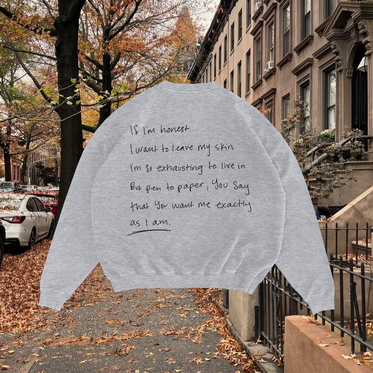 Handwritten Love Who I Am Crew